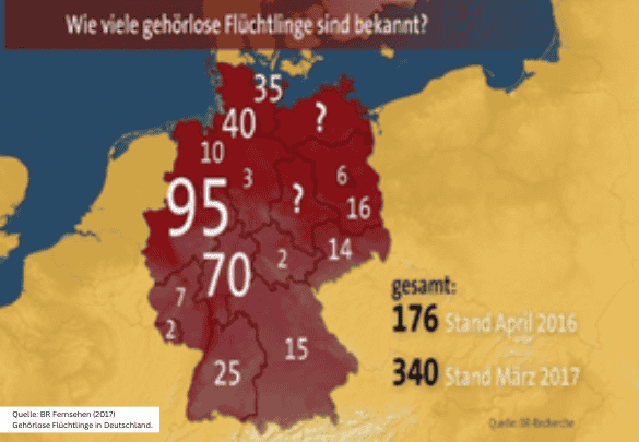 BR Fernsehen (2017). Gehörlose Flüchtlinge in Deutschland.